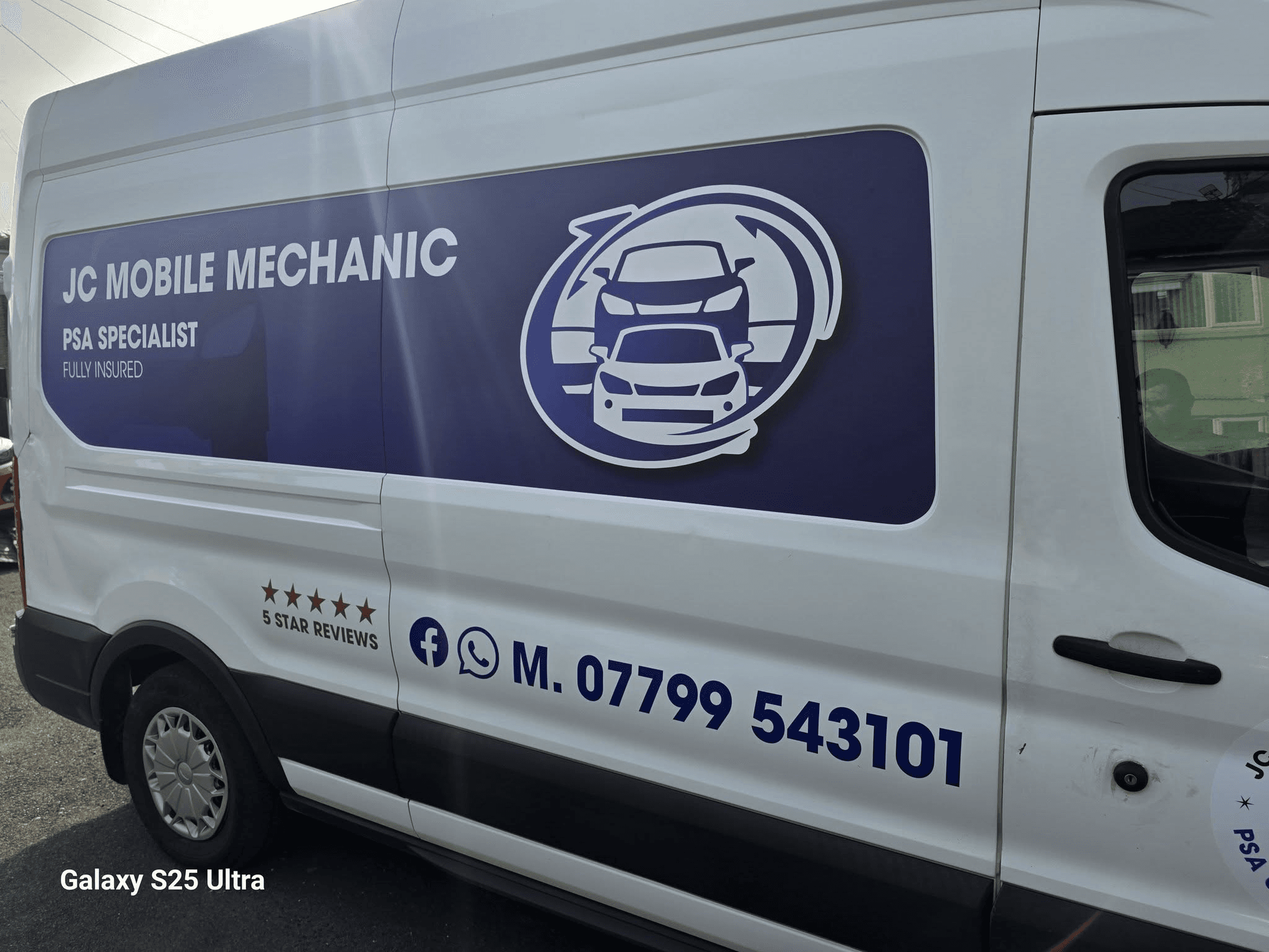 JC Mobile Mechanic van